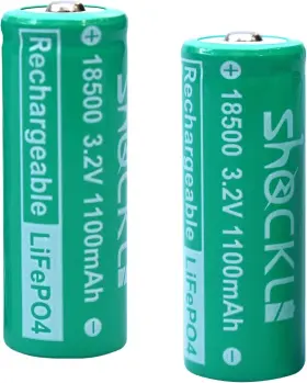 18500 Solar 445038687619 2-pack 3.2v Lifepo4 Batteries 3.2 Volt 1100mah Rechargeabl 18500 Solar 445038687619 2-pack 3.2v Lifepo4 Batteries 3.2 Volt 1100mah Rechargeabl