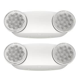 Spectsun Lighting Spjleu5-wt-2 2 Pack Light Wall Mount Ul 924 Certified Battery Backup Bug Eye Heads