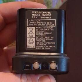 Standard Cnb350 7.2v 1.1ah 1100mah Ni-cd Rechargeable Battery Pack