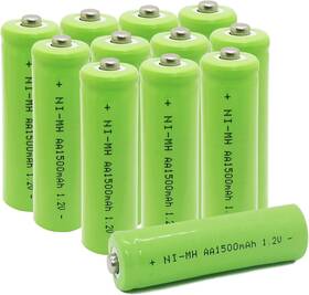 Stepmax 445007846894 12 Pack Ni-mh Aa 1500mah 1.2v Rechargeable Battery For Solar Lights Garden Ligh