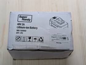 Super Handy Guo050 48v 2ah Rechargeable Battery - Black