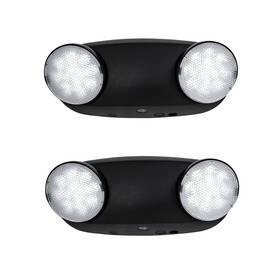 Tanlux Tl-em239bk-2 Led Emergency Lights With Battery Backup Two Head Adjustable Commercial Emer