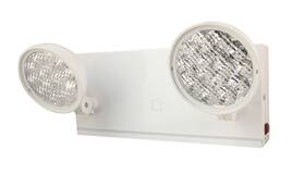Tanlux Tl-emny269 New York City Approved Light Lights With Battery Backup White Steel Housing