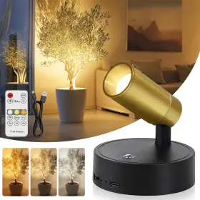 B0fcrwm6l9 Taofiaco Wireless Indoor Spotlight Dimmable 350 Rotate Rechargeable
