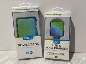 Techcellent 1ft30cm 30w Usb-c Wall Charger - Power Delivery Fast Charge Green/blue