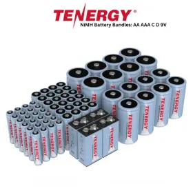 90118 Tenergy Aa Aaa C D 9v Nimh Rechargeable Battery Bundles Lot 90118 Tenergy Aa Aaa C D 9v Nimh Rechargeable Battery Bundles Lot