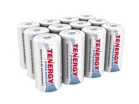 Tenergy B00405fkz6 Premium C Size 5000mah High Capacity Nimh Rechargeable Batteries 12-pk