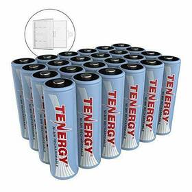 Tenergy Rbaat2600ha24 2600mah Double A Cell Rechargeable Batteries - 24 Pack