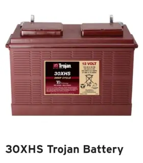 30xhs Trojan 3 Lot Motive 12v 130ah Marine Rv Chariot 2 Tennant Battery Used
