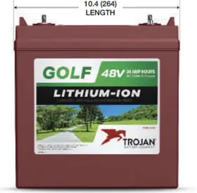 Trgc2-48-g Trojan 2qty Gc2 30ah Lithium-ion 48v Golf Lithium Battery Tr Gc2-48-g Trgc2-48-g Trojan 2qty Gc2 30ah Lithium-ion 48v Golf Lithium Battery Tr Gc2-48-g