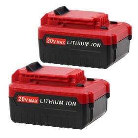 Turpow B095lwpyq6 8.0ah 20v Li-ion Battery Pack For Porter Cable Pcc685l Pcc680l 2-pack
