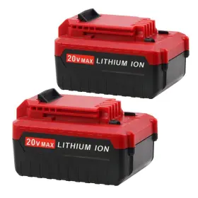 B095lwpyq6 Turpow 8.0ah 20v Li-ion Battery Pack For Porter Cable Pcc685l Pcc680l 2-pack