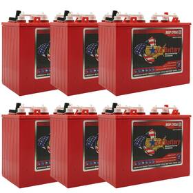 U.s. Battery Us12vrx Us Xc2 Deep Cycle 12 Volt Golf Cart 155ah Pack Of 6
