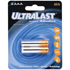 Ultralast R 076097108318 Ula2aaa Aaa Alkaline Batteries 2 Pk