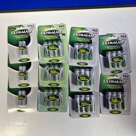 Ultralast Uln4aasl-1000 38 Rechargeables Weather Durability Aa Aaa Batteries Mixed Lot New