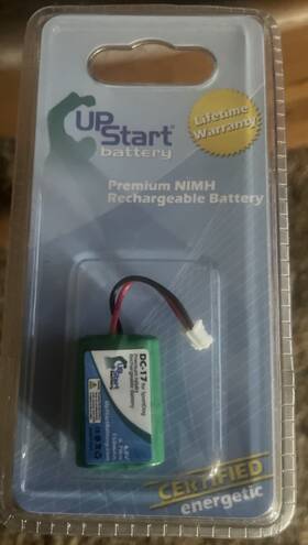 Up Start Dc-17 Upstart Kinetic Battery - Replacement For Dog Training Collar Sport