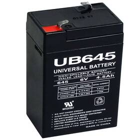 Upg 313103223291 6-volt 4.5 Ah Sealed Lead Acid Sla Agm Rechargeable Battery