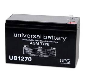 Upg Ub1270alt240 12 Volt 7 Amp Hour Sealed Lead Acid Battery