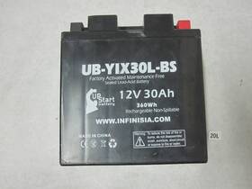 Upstart Battery Ub-yix30l-bs-dl10 Ub-yix30l-bs For 2004 Polaris Sportsman 600 Cc Atv 2012 Rzr 900
