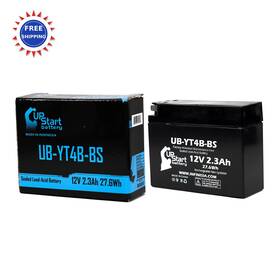 Upstart Battery Ub-yt4b-bs-dl17 Replacement Yamaha Ttr110e 110cc Factory Activated Maintenance Free Motorcycle
