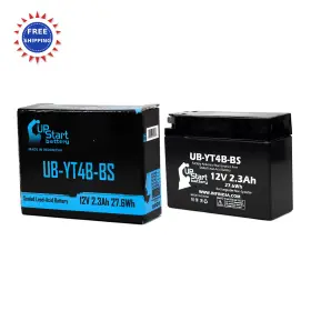 Ub-yt4b-bs-dl17 Upstart Battery Replacement Yamaha Ttr110e 110cc Factory Activated Maintenance Free Motorcycle Ub-yt4b-bs-dl17 Upstart Battery Replacement Yamaha Ttr110e 110cc Factory Activated Maintenance Free Motorcycle