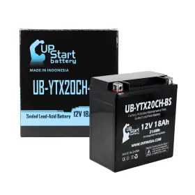 Ub-ytx20ch-bs-dl61 Upstart Battery Ub-ytx20ch-bs Replacement For 2003 Kawasaki Vn1500-p Vulcan Mean Streak
