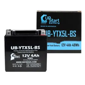 Ub-ytx5l-bs-dl145 Upstart Battery Replacement For 2013 Honda Crf150f 150cc Factory Activated Maintenance Free Ub-ytx5l-bs-dl145 Upstart Battery Replacement For 2013 Honda Crf150f 150cc Factory Activated Maintenance Free