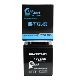 Ub-ytx7l-bs-dl111 Upstart Battery Replacement For 2009 Suzuki Dr200se 200cc Factory Activated Maintenance Free M Ub-ytx7l-bs-dl111 Upstart Battery Replacement For 2009 Suzuki Dr200se 200cc Factory Activated Maintenance Free M
