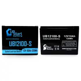 Ub12100-s-dl106 Upstart Battery Replacement For Schwinn S750 36 Volt Battery-replacement Ub12100-s Universal Ub12100-s-dl106 Upstart Battery Replacement For Schwinn S750 36 Volt Battery-replacement Ub12100-s Universal