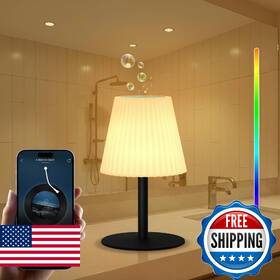 Uuffoo B0fcsljb69 Shower Lamp Dual Speaker Pairing Ip44 Waterproof Outdoor Table Wi