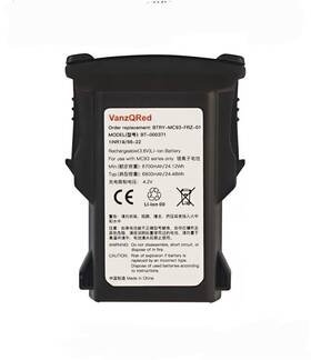 Vanzqred Btry-mc93-frz-01 6800mah Replacement Battery Bt-000370 For Zebra Series Mc93 Scanners Mc930