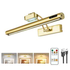Varicart B0d4tld9h9 Magnetic Wireless Picture Light Rechargeable Remote/touch Dimmable Art Display L