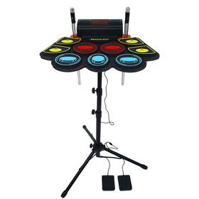 Vhffoso B08x3ll3y5 Electric Drum Set For Kids Electronic Pad With Light Up Drumsticks And Dru