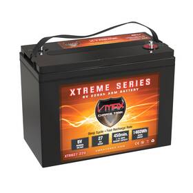 Vmaxtanks Xtr627-220 6 Volt Group 27 Agm Battery Open Box 220ah Vmax Xtreme Deep Cycle 6v