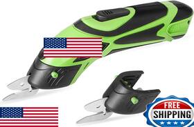 Walowalo B09tqypxxb Electric Fabric Scissors Box Cutter 1 Rechargeable Battery 2 Blades