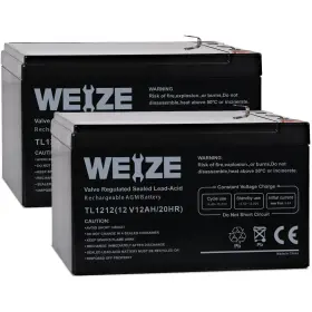 Fp12120 Weize 12 Volt Ah Rechargeable Battery With F2 Terminals Sealed Lead Acid Sla Fp12120 Weize 12 Volt Ah Rechargeable Battery With F2 Terminals Sealed Lead Acid Sla