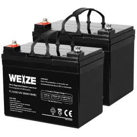 Lfp1235-2 Weize 12v 35ah Deep Cycle Battery For Scooter Pride Mobility Jazzy Select Electric