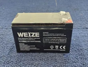 Tl1209 Weize Qty 2 12v 9ah Deep Cycle Agm Battery For Razor E200/e200 /e225/e300