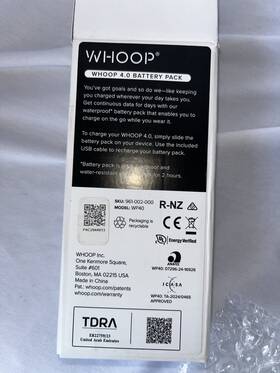 Whoop Wp40 4.0 Rechargeable Battery Pack 672mah For Fitness Tracker