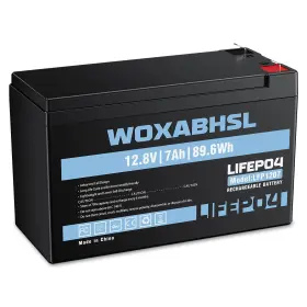 6fm7 Woxabhsl 749781978350 12v 7ah Lifepo4 Deep Cycle Battery - 2000 Cycles Direct For Sla Built