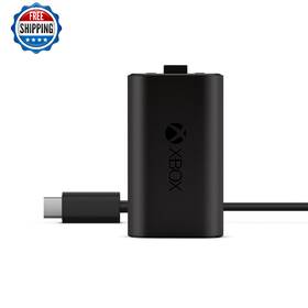 Xbox B08dfb4889 Rechargeable Battery Usb-c Cable - Play And Charge Kit Official