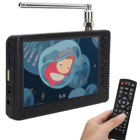 Yoidesu B0b779n1v9 Portable Atsc Hd Tft Led Digital Tv - 5 Inch Mini With Remote Control 1080p Rec