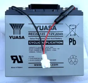 Rec22-12i Yuasa 22ah Golf Trolley Battery - Hillbilly Motocaddy Cart Rec22-12i Yuasa 22ah Golf Trolley Battery - Hillbilly Motocaddy Cart