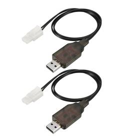 Zaplyte 669739036539 2pack L6.2-2p Usb Power Charging Cable 6 V 250ma Ni-mh Ni-cd Battery