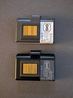 Zebra 16046/iec 62133 Lot Of 2 Printer Battery Batteries Is