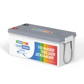 Z12v200-100 Zooms 12v 200ah Lifepo4 Lithium Battery Built-in 100a Bms For Rv Off-grid Solar Z12v200-100 Zooms 12v 200ah Lifepo4 Lithium Battery Built-in 100a Bms For Rv Off-grid Solar