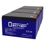 Mighty Max 12V 12AH Gel F2 Battery Compatible With Expertpower EXP12120 - 3 Pack New. Price: $89.99.