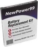 Battery Kit For Samsung Galaxy Tab 3 10.1 Gt P5200 P5210 P5220 With Tools New. Price: $55.57.