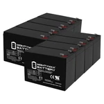 Mighty Max ML9-12 Volt Ah Sla Battery Pack Of 8 New. Price: $159.99.
