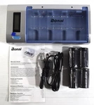 Bonai Lcd Smart D/C/AA/AAA/9V Battery Charger BST-C906W + Rechargeable Batteries New. Price: $13.00.